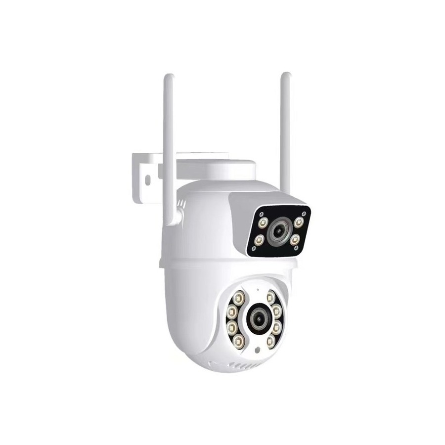 4G dual lens PTZ warehouse camera