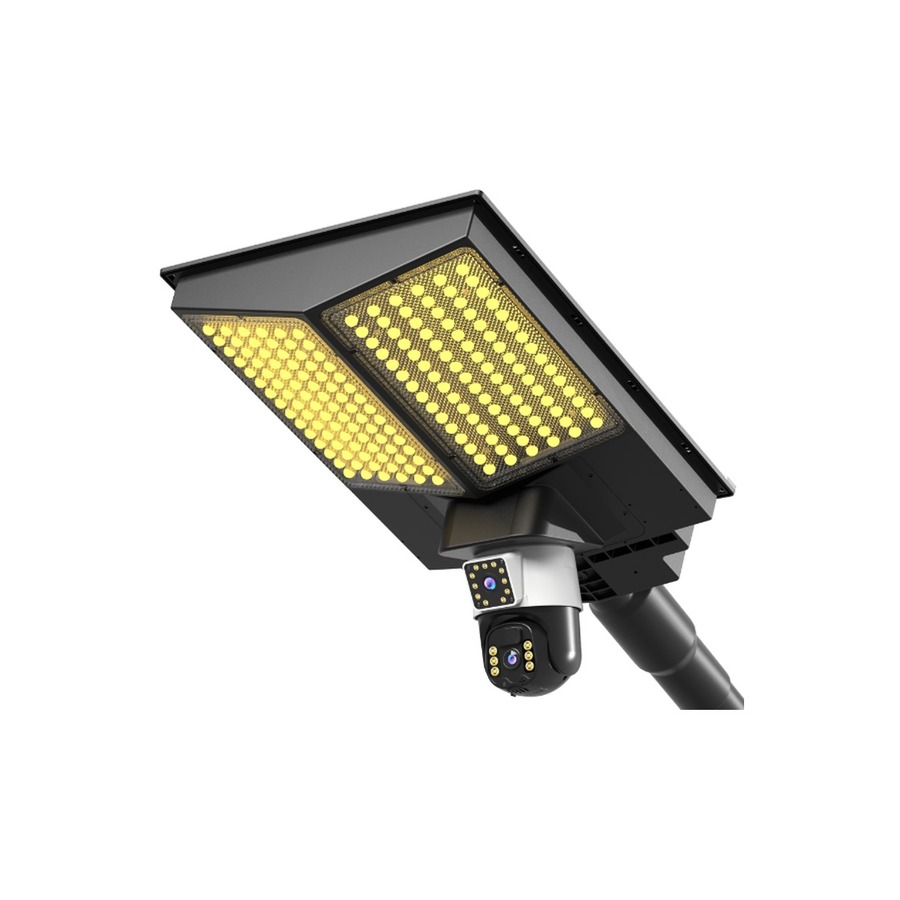 4G solar street light camera
